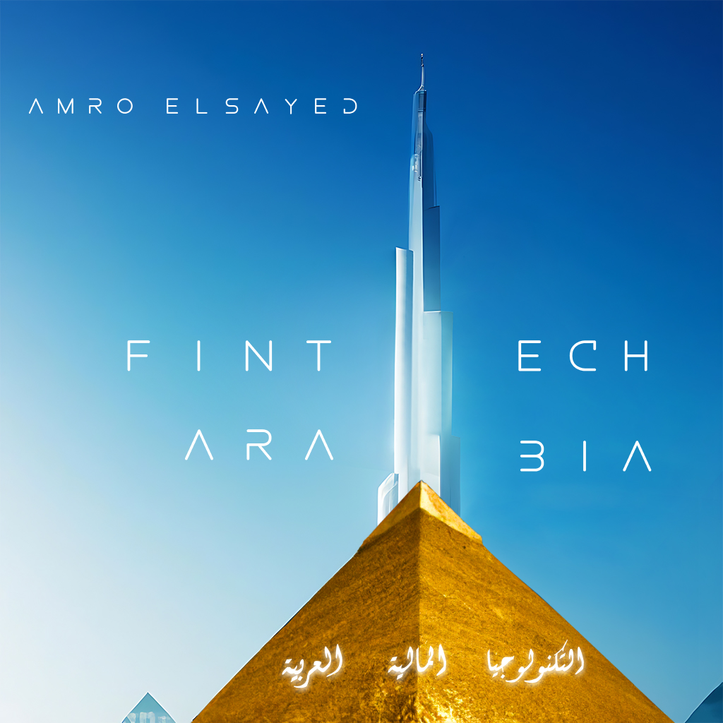 Poster of FinTech-Arabia book in English